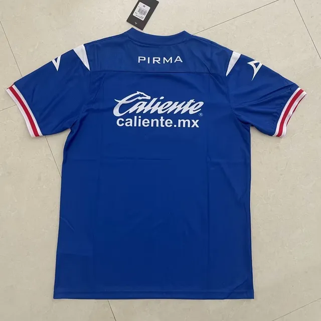 Charly Home Blue Red Performance-Fit Short-Sleeve Jersey 2
