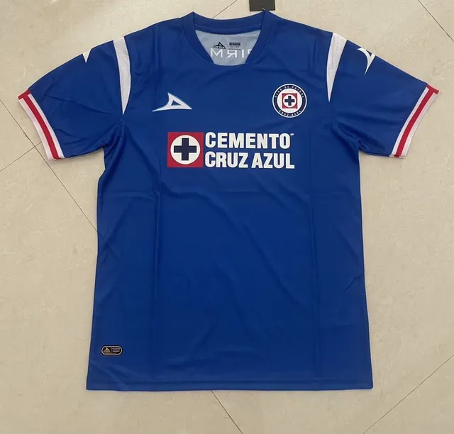 Charly Home Blue Red Performance-Fit Short-Sleeve Jersey 3
