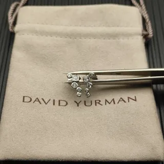 David Yurman Brincos Stud Assimétricos em Cluster