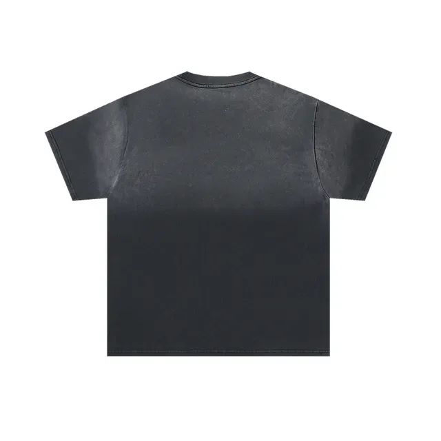 Distressed Oversized Graphic Print T-Shirt 3