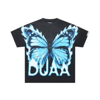 DJAA Butterfly Flame Graphic Black T-Shirt