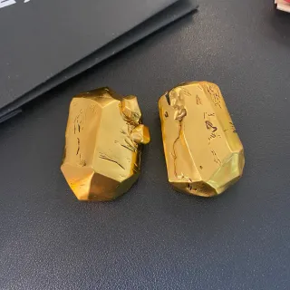 ফেসেটেড সোনার খোদাই করা অর্নামেন্ট গহনা