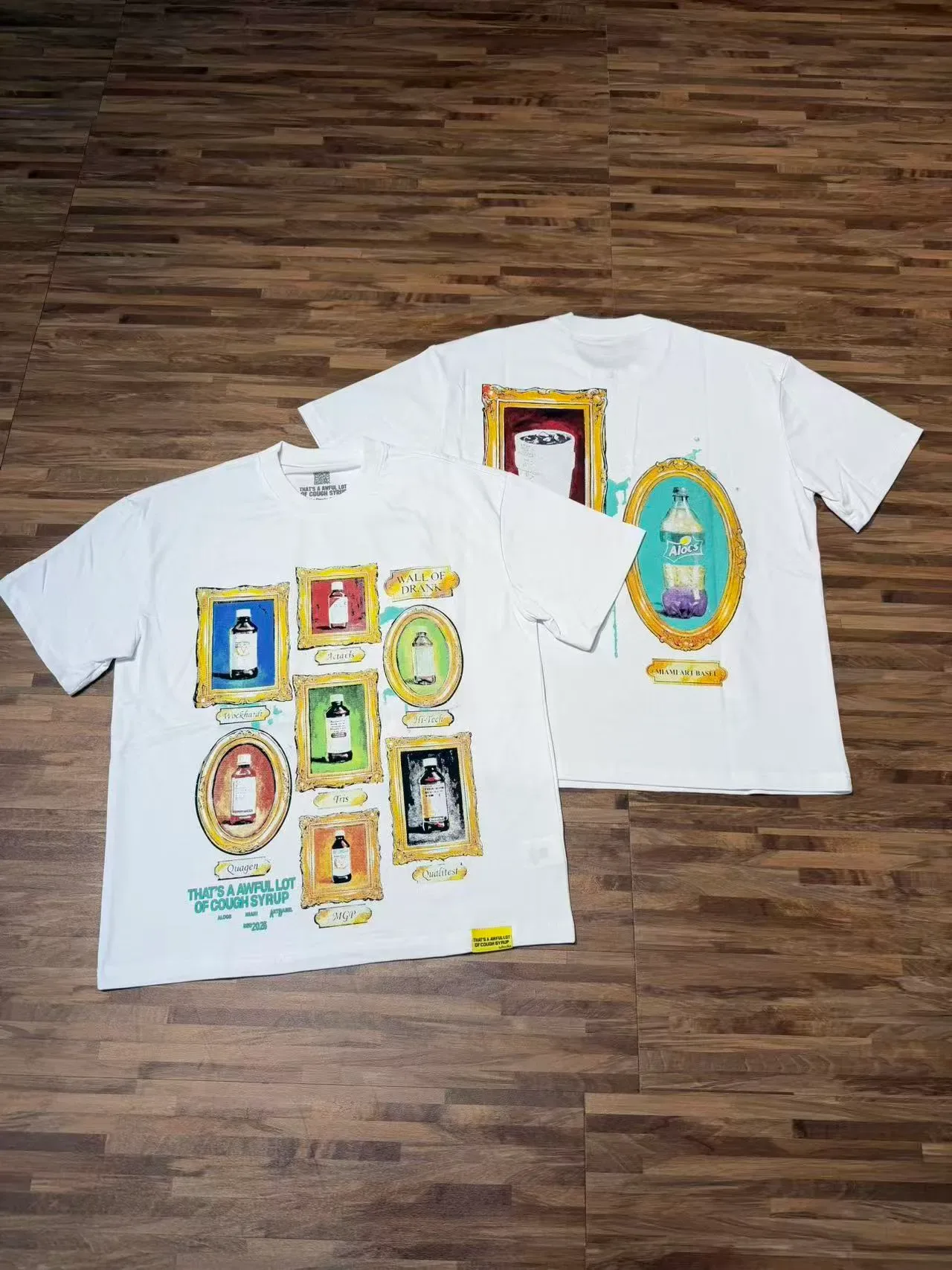 Graphic-Print Crew-Neck Short-Sleeve Art Collage T-Shirt 9