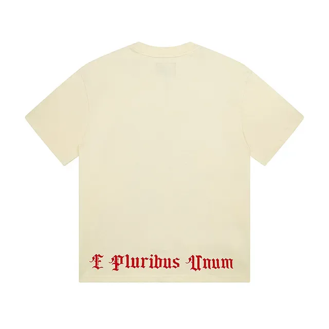 Graphic-Print Distressed Statue of Liberty Motif T-Shirt 3