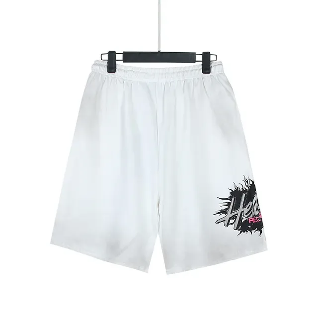 Shorts Oversize con Cordón e Impresión Gráfica 14
