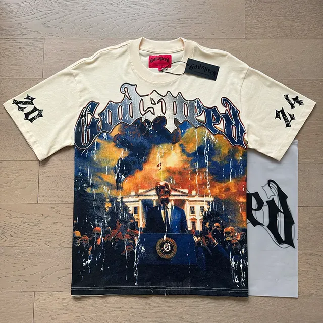 Camiseta oversized de gola redonda e manga curta com estampa gráfica 7