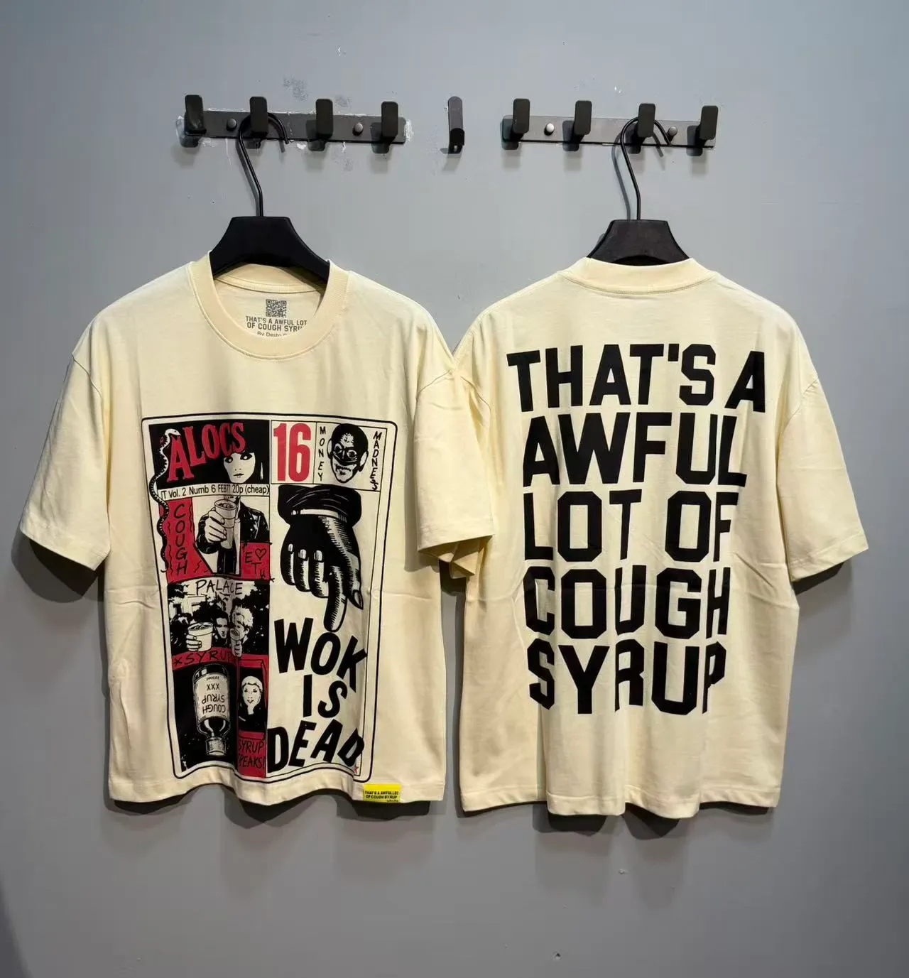 Graphic Print Oversized Crewneck T-Shirt 5