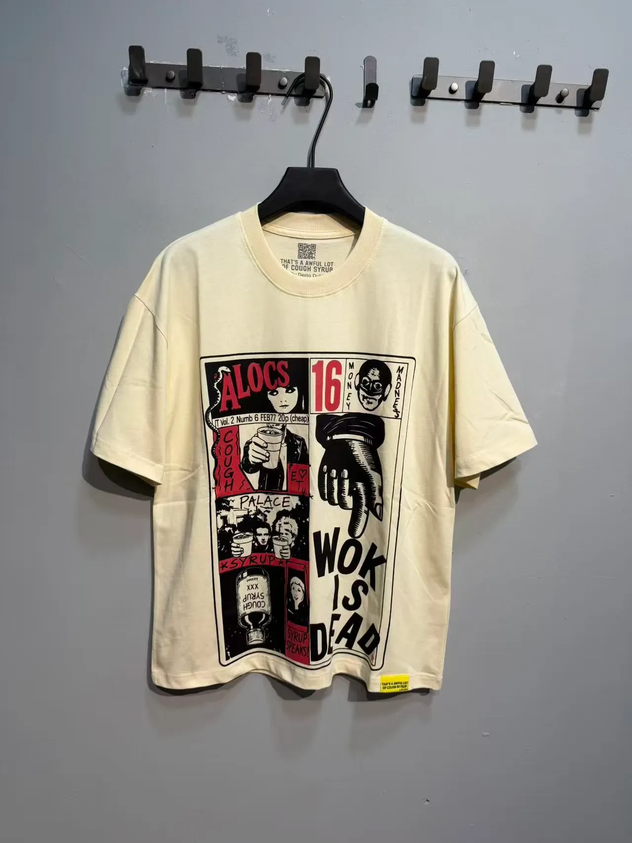 Graphic Print Oversized Crewneck T-Shirt 7