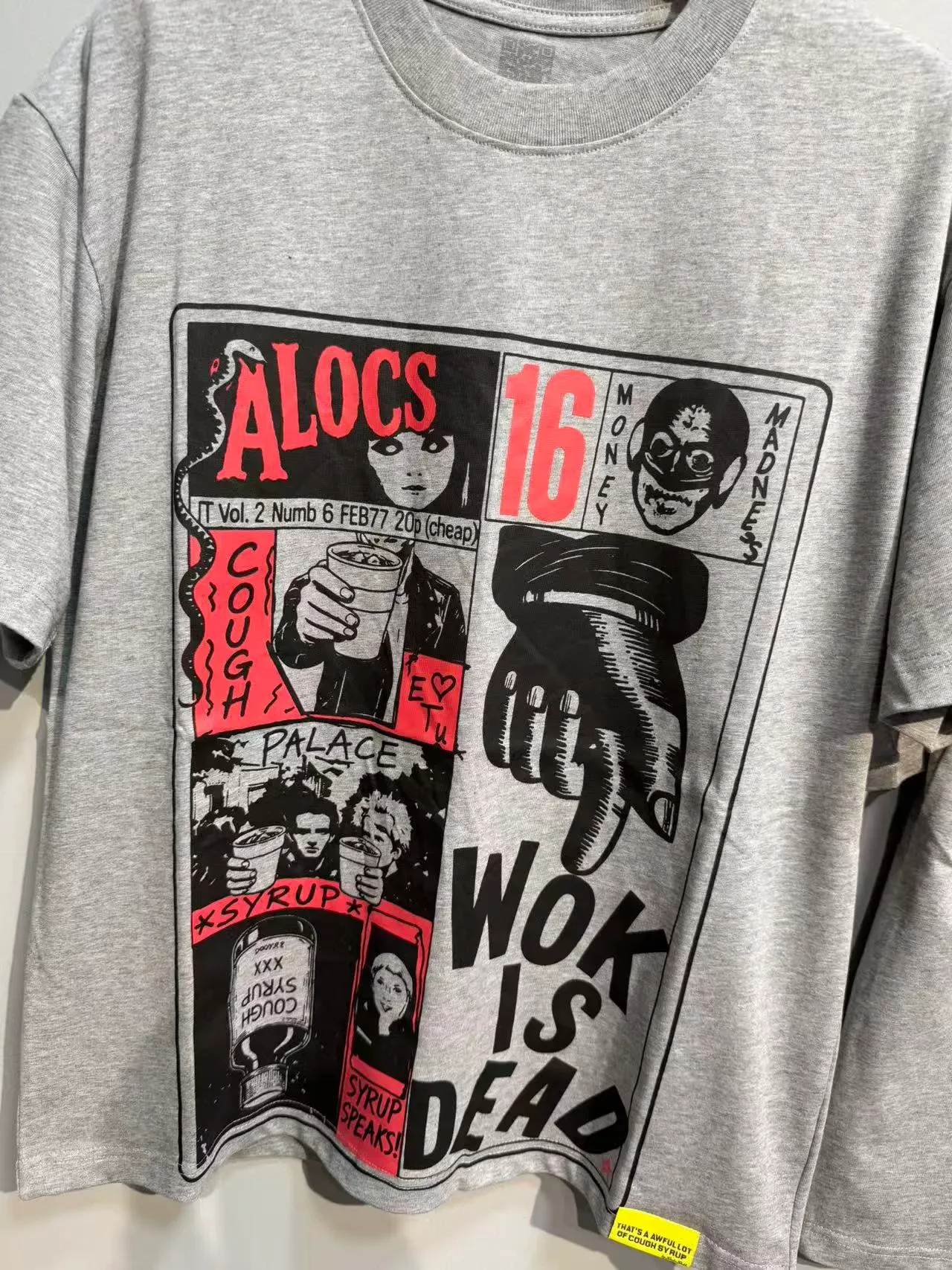 Graphic Print Oversized Crewneck T-Shirt 11
