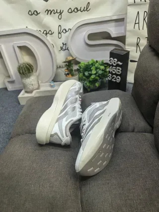 Gray and Silver Layered Overlay Low-Top Lifestyle Sneakers 6