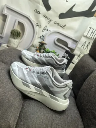 Gray and Silver Layered Overlay Low-Top Lifestyle Sneakers 7