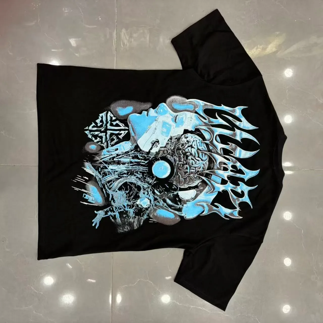 GUAPI Graphic-Print Oversized T-Shirt 2