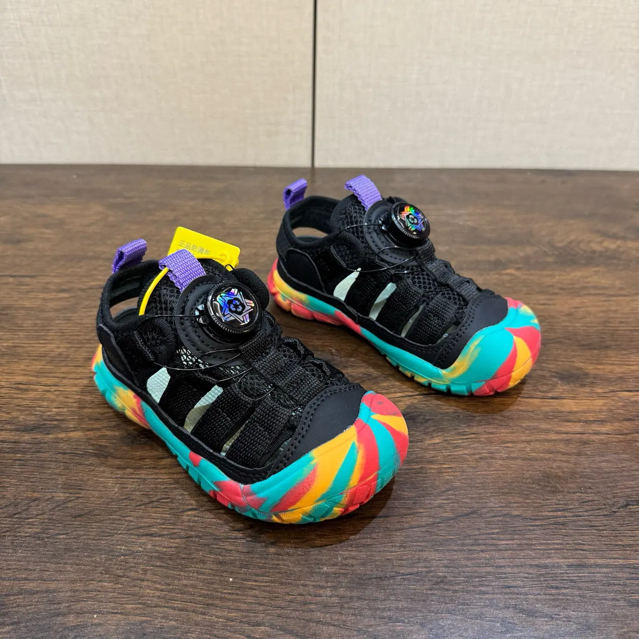 KEEN 黄色橙色 BOA® 旋钮扣合 网面 休闲凉鞋 6