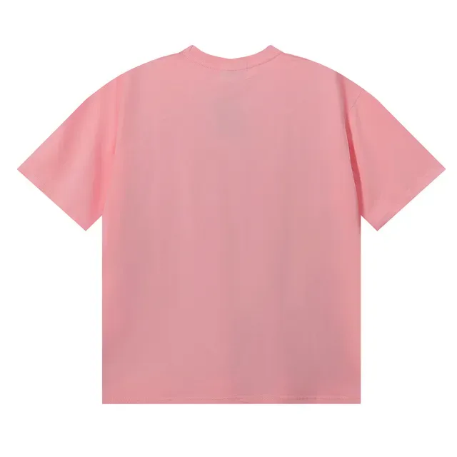 T-shirt rose MAJESTIK Racing à motif collage graphique 2