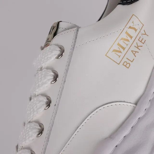 MMY Blakey White and Black Sculpted Midsole Lifestyle Sneakers 6
