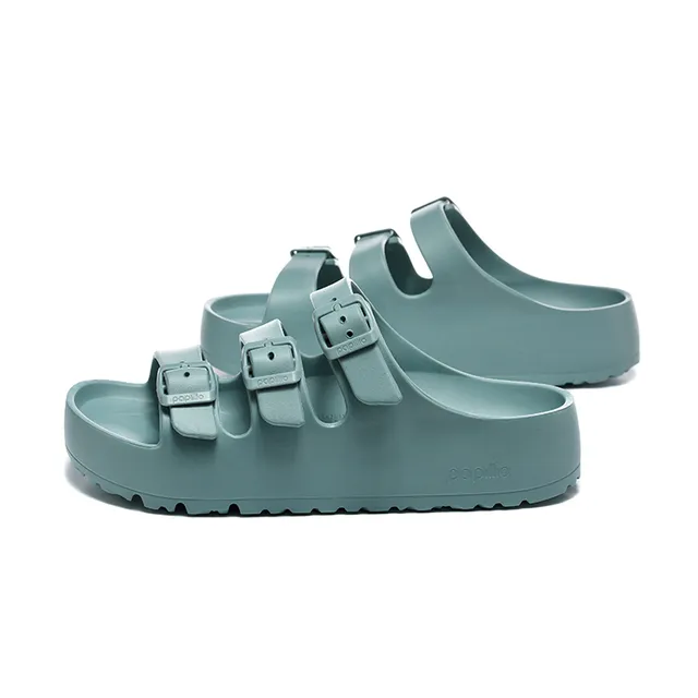 Papillio 三带扣凉鞋 Seafoam Green 休闲凉鞋 3