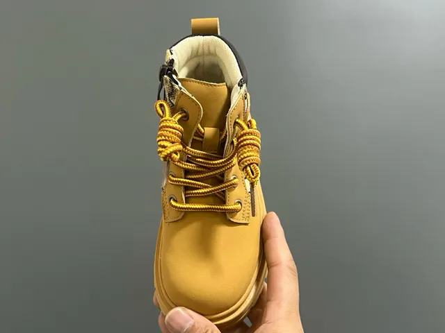 Pink Beige Chunky Lug Sole Work Boot 12