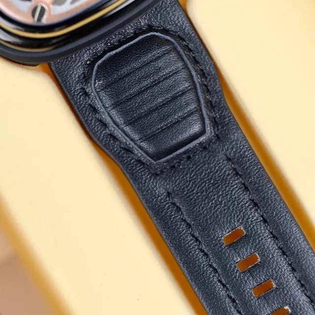 SEVENFRIDAY Automatic Black Gold Open-Worked Multi-Layer Dial Structural Bridges Mechanical Watch 2