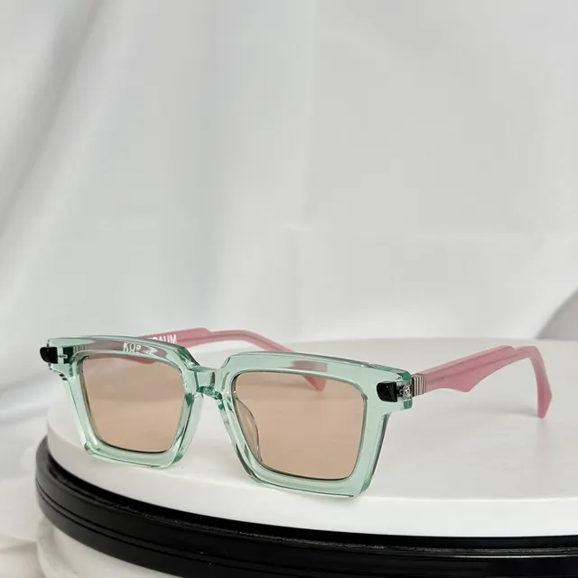 Speckled Black Acetate Geometric Rectangular Optical Glasses 7