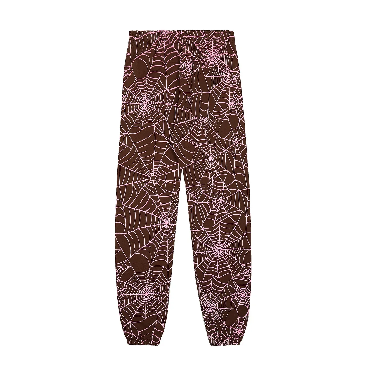 Spiderweb Print ब्राउन पिंक और ब्लैक व्हाइट मैचिंग ट्रैकसूट 7