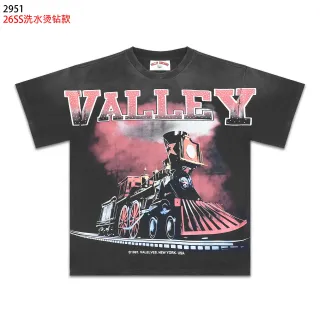 Camiseta negra con estampado gráfico Valelvés Valley Dreams