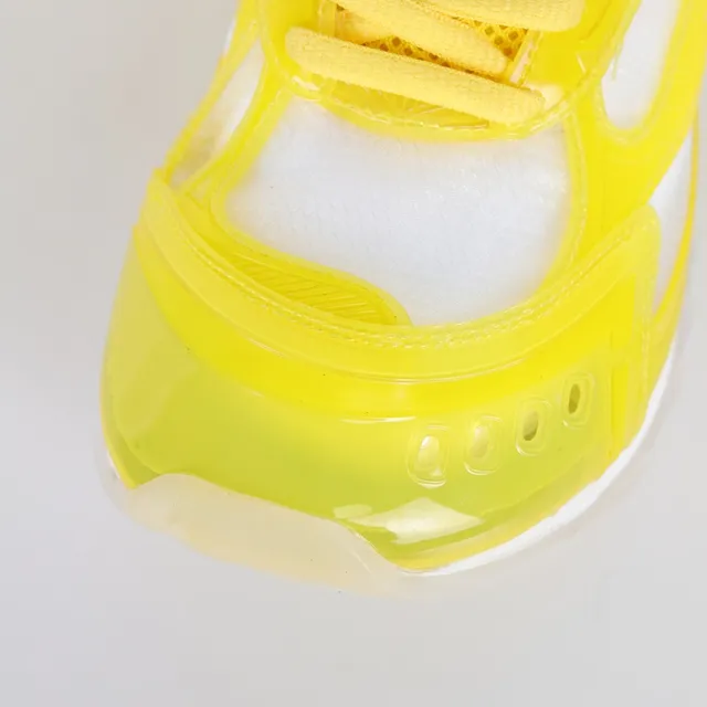Vibrant Yellow Translucent Overlay Lifestyle Sneakers 5