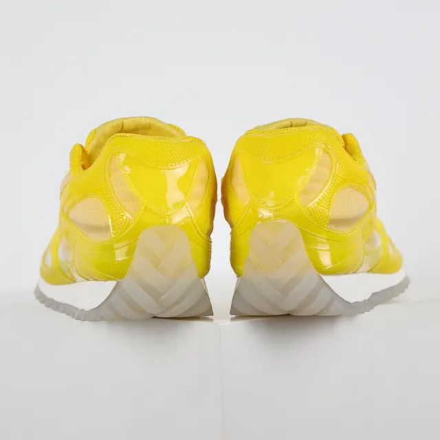 Vibrant Yellow Translucent Overlay Lifestyle Sneakers 8