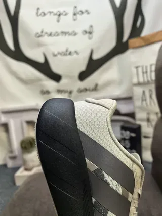 White Gradient Stripe Lifestyle Sneakers 3