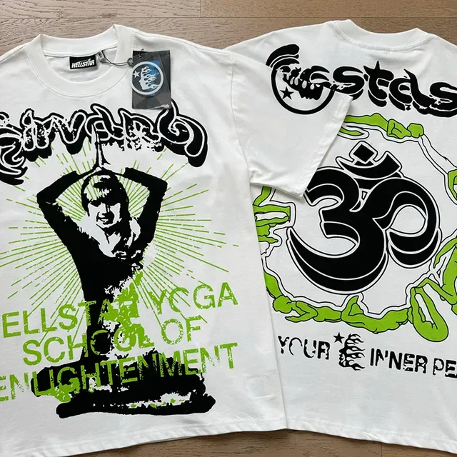 White Oversized Double-Sided Graphic Print T-Shirt 8