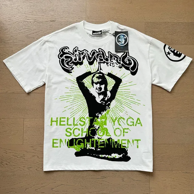White Oversized Double-Sided Graphic Print T-Shirt 9