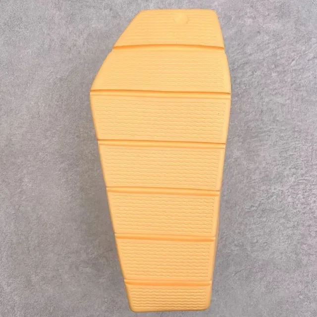 Yellow Molded Foam Single-Piece Construction Clog 2