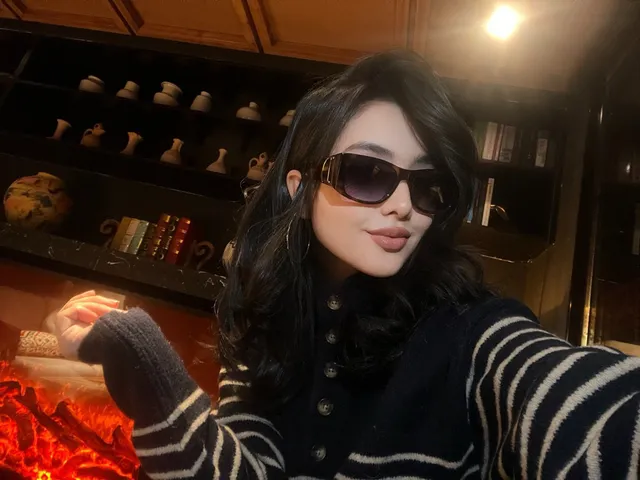 Gentle Monster Brown Beige Oversized Rectangular Acetate Frame Sunglasses 4