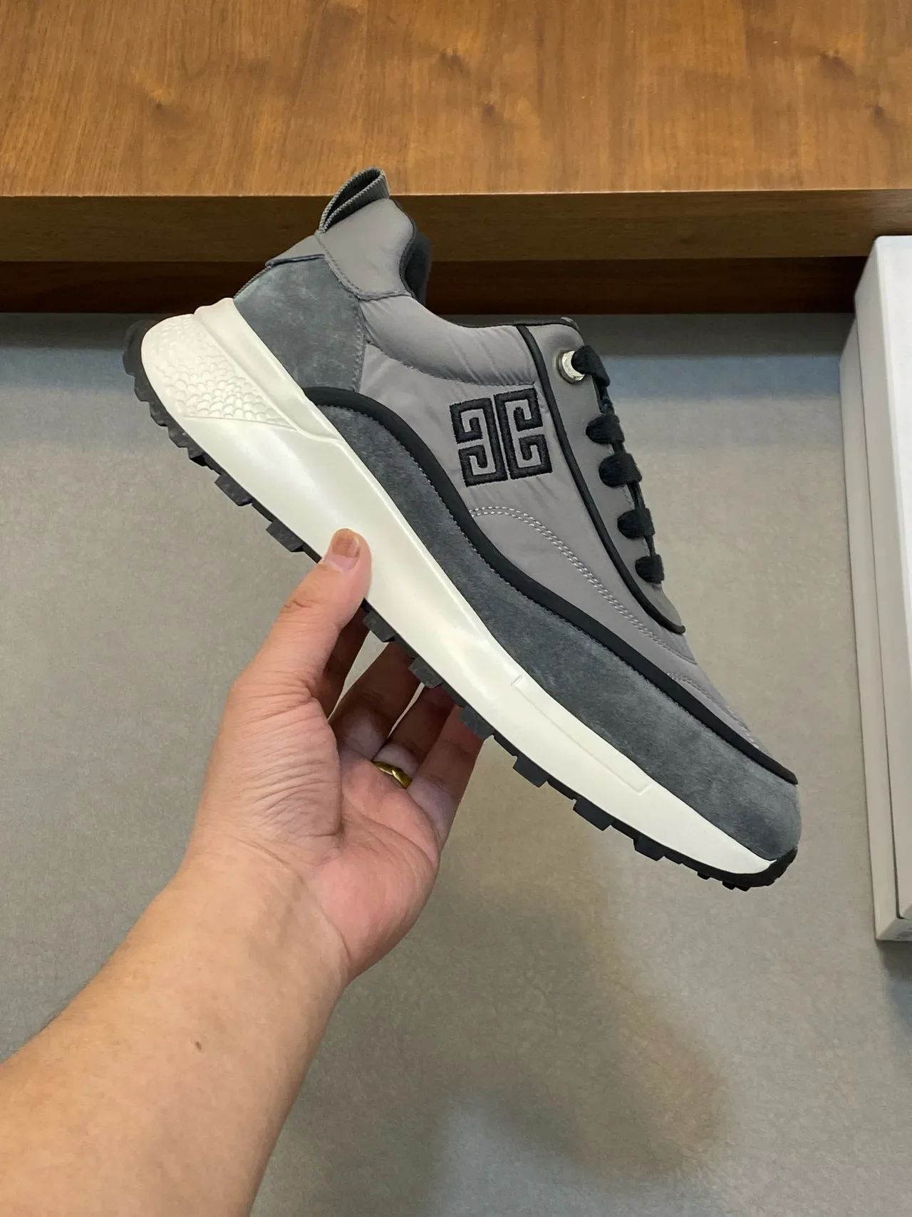 Givenchy City Sport Gray and Black Lifestyle Sneakers 5