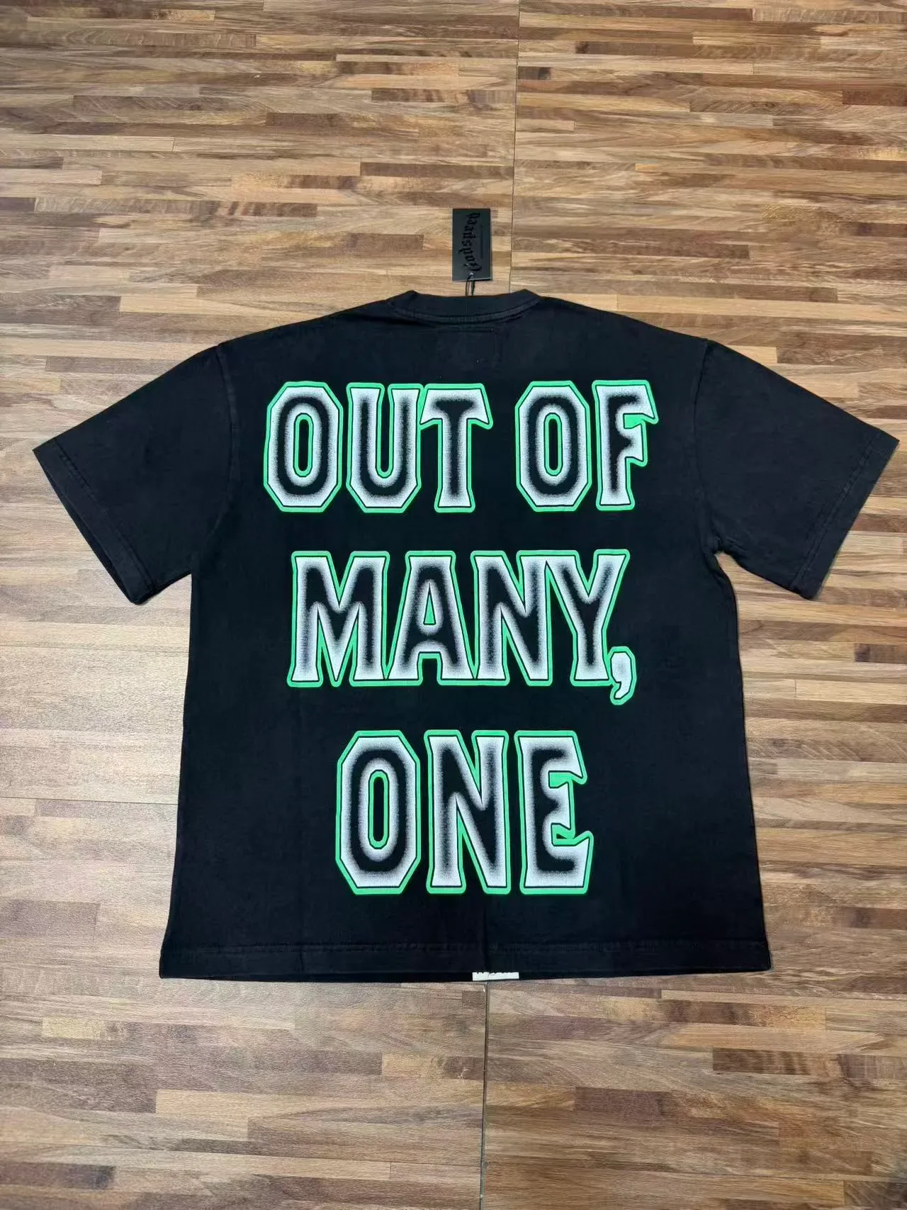 Godspeed Black Green Graphic-Print Oversized Fit T-Shirt 6