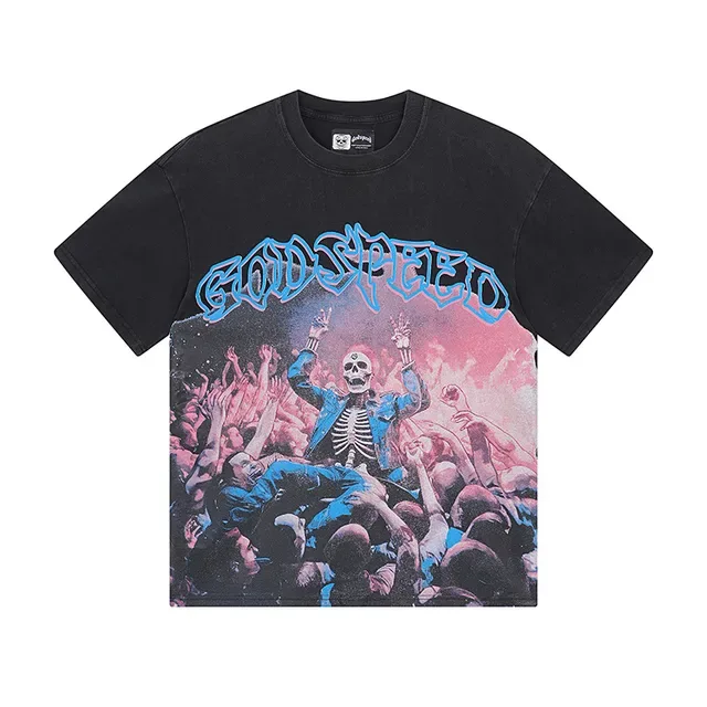 Camiseta oversized con estampado gráfico Godspeed 2