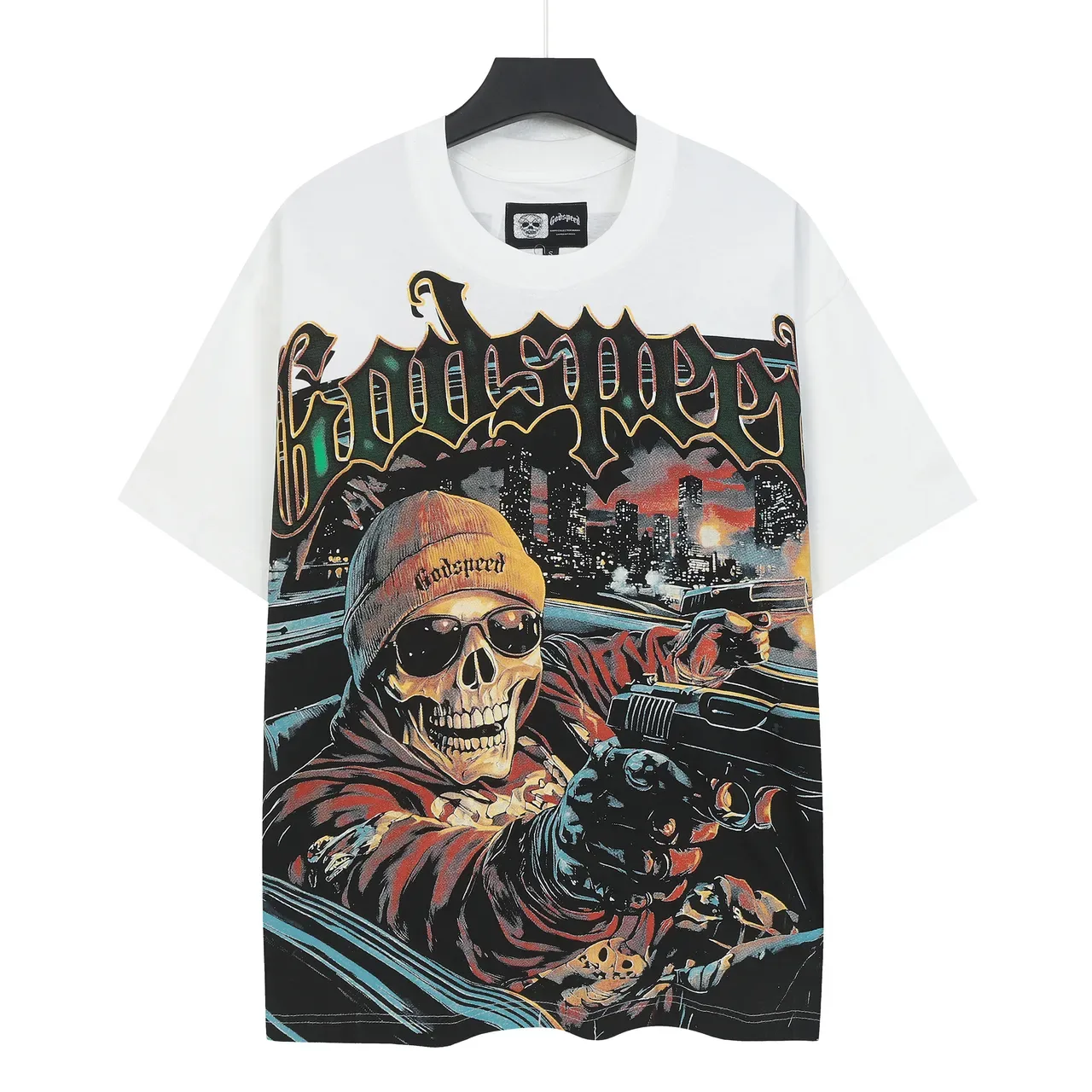 Camiseta Oversized con Estampado Gráfico Godspeed 2