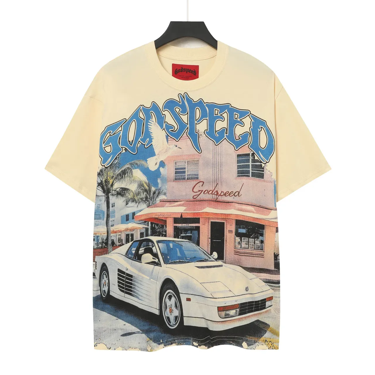 Godspeed Oversized Graphic Print T-Shirt 2