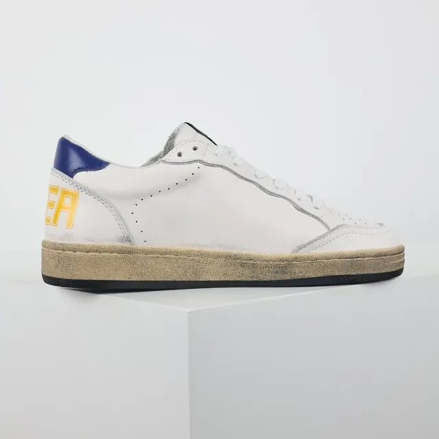 Golden Goose Ball Star সাদা সবুজ স্টার নীল হিল লাইফস্টাইল স্নিকার্স 7