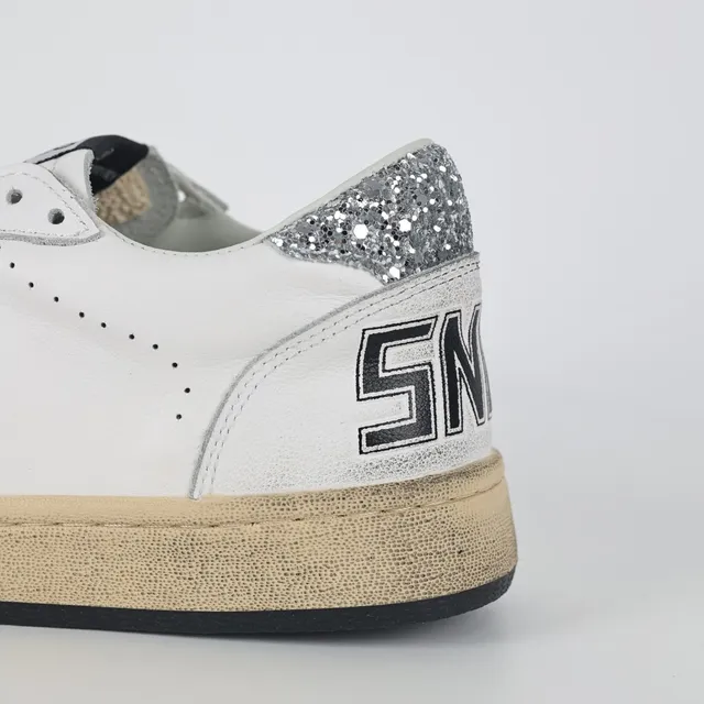 Golden Goose Super-Star حذاء أسلوب حياة نجم لامع أبيض 4