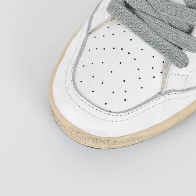 Golden Goose Super-Star حذاء أسلوب حياة نجم لامع أبيض 5