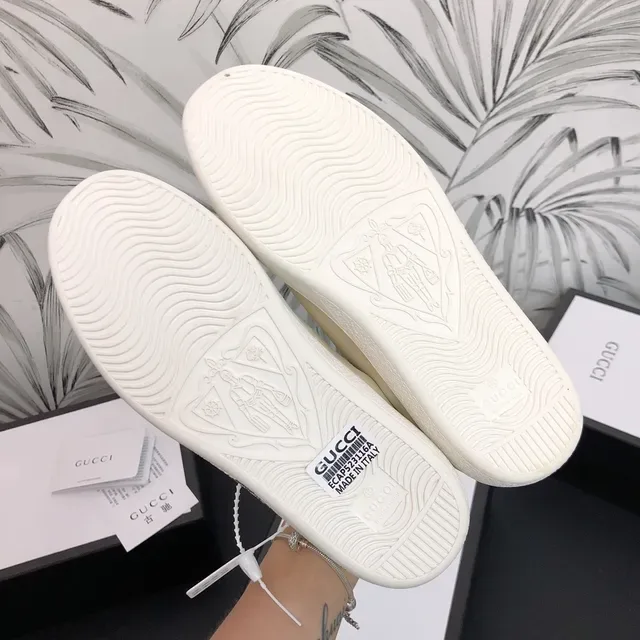 Gucci Ace طباعة القطة Off-White أحذية رياضية لنمط الحياة 2