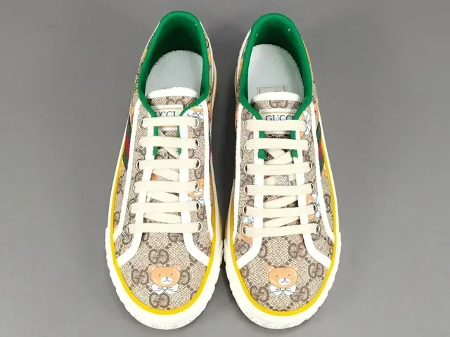 Gucci Ace Teddy Bear Print Lifestyle Sneakers 13