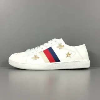 Gucci Ace Rayas web blancas bordado abeja estrella zapatillas lifestyle