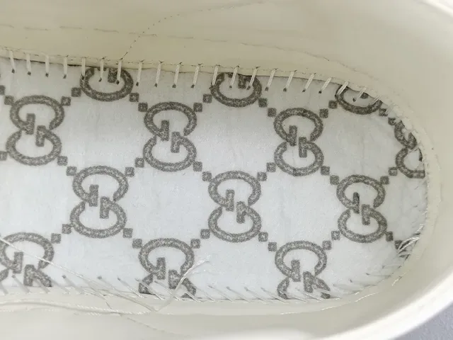Gucci Ace White Web Stripe Bee Star Embroidery Lifestyle Sneakers 8