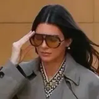 Gucci Aviator oversized نظارات شمسية أسيتيت بني عدسة أمبر