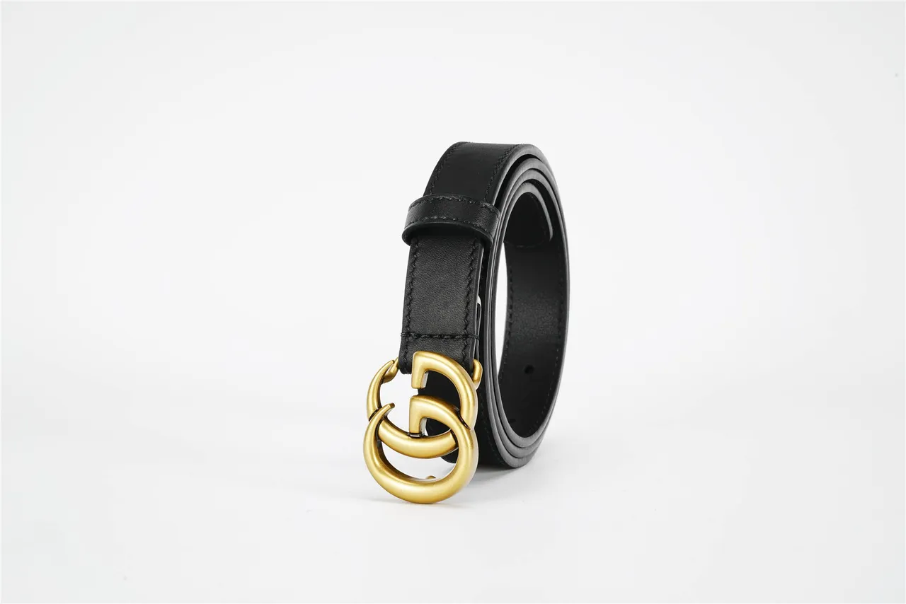 Gucci GG Marmont Black Leather Belt 18