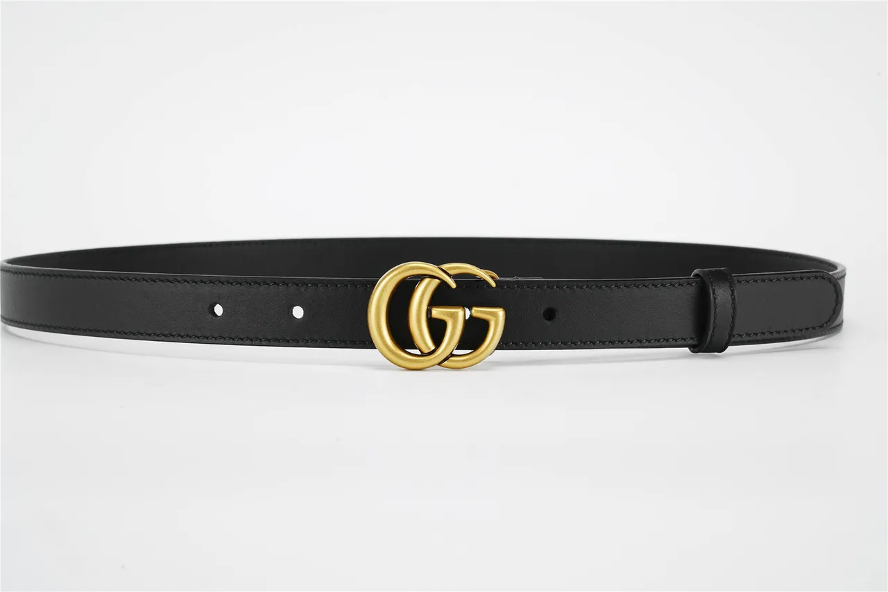 Gucci GG Marmont Black Leather Belt 22