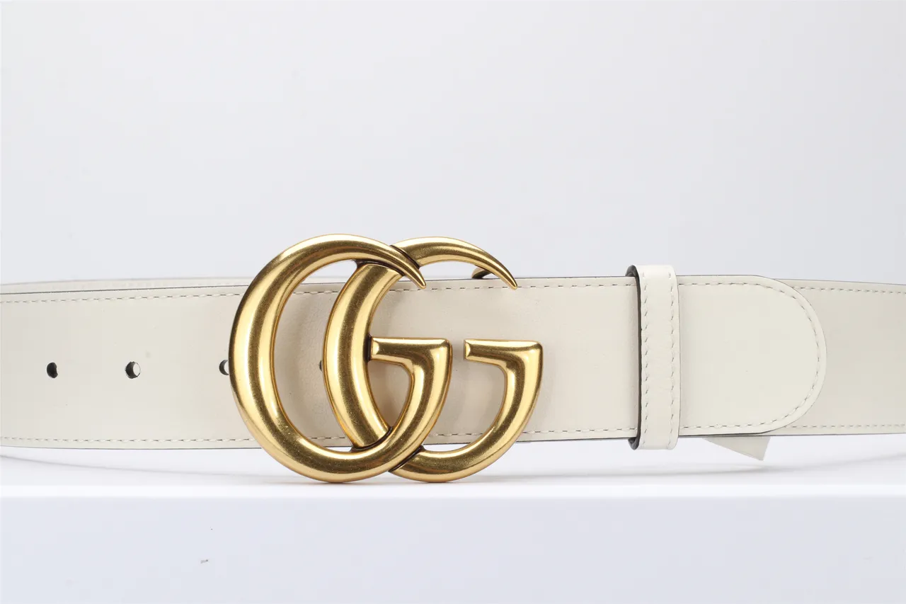 Gucci GG Marmont Double G Buckle Leather Belt 11