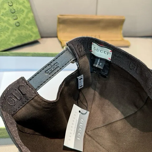 Gucci GG Monogram Jacquard Web Stripe Baseball Cap 3