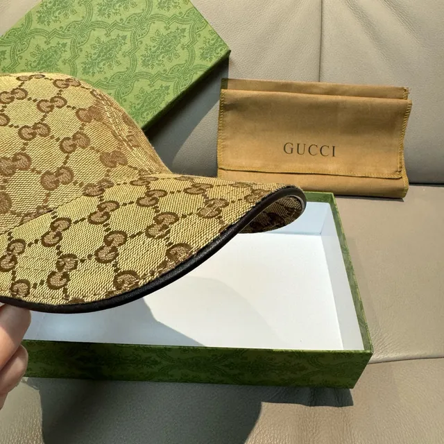 Gucci GG Monogram Web Bee बेसबॉल कैप 5